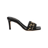 Almeria Black High-Heel Sandal