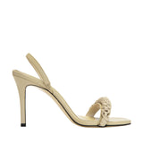 Rovena Nude High-Heel Removable Ankle Sandal