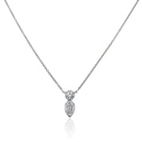 Christopher Designs L'Amour Crisscut® Two-Stone Pendant