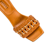 Almeria Camello Mid-Heel Sandal