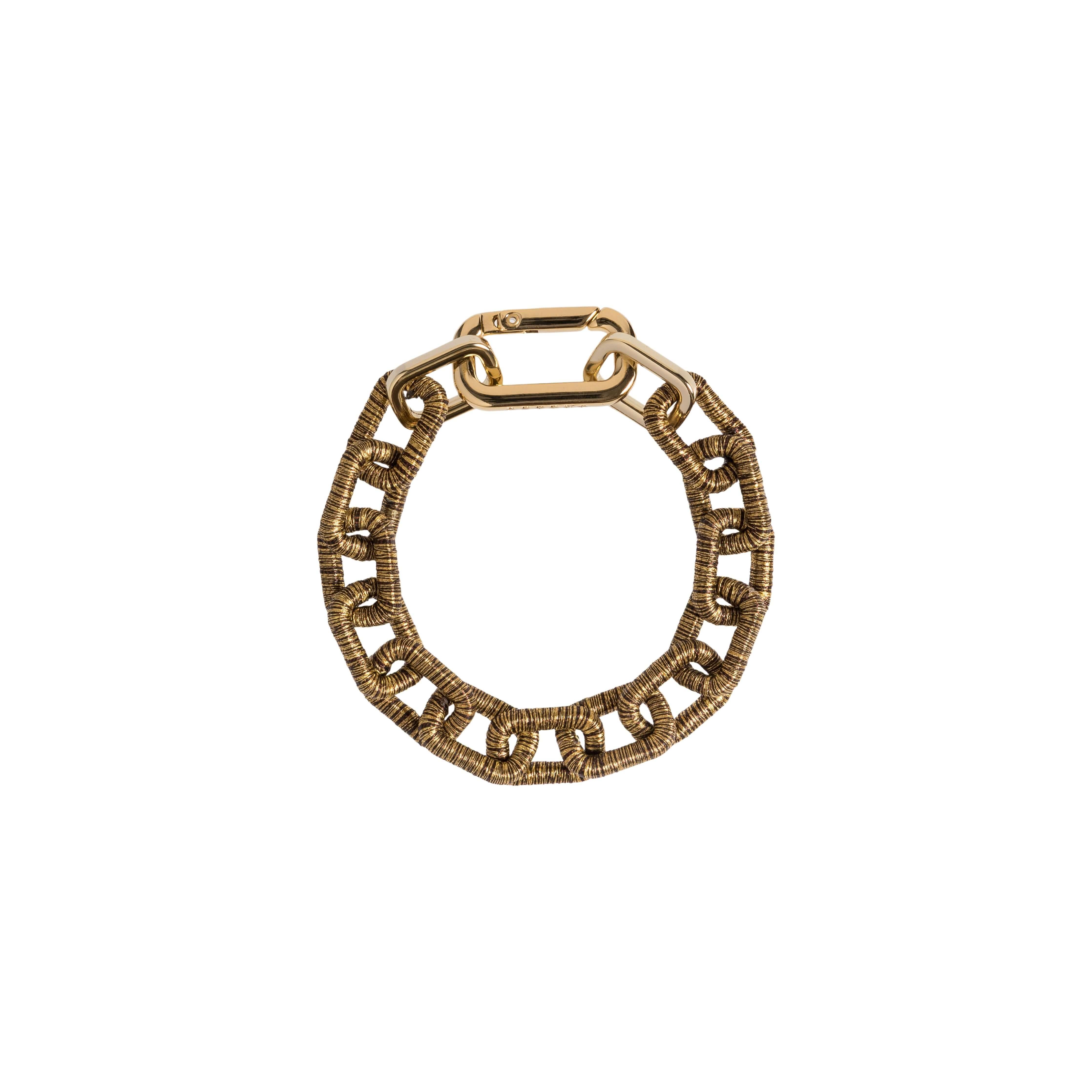 Catena Notte Bracelet in Antique Gold, featuring a unique chain link design for elegant style.