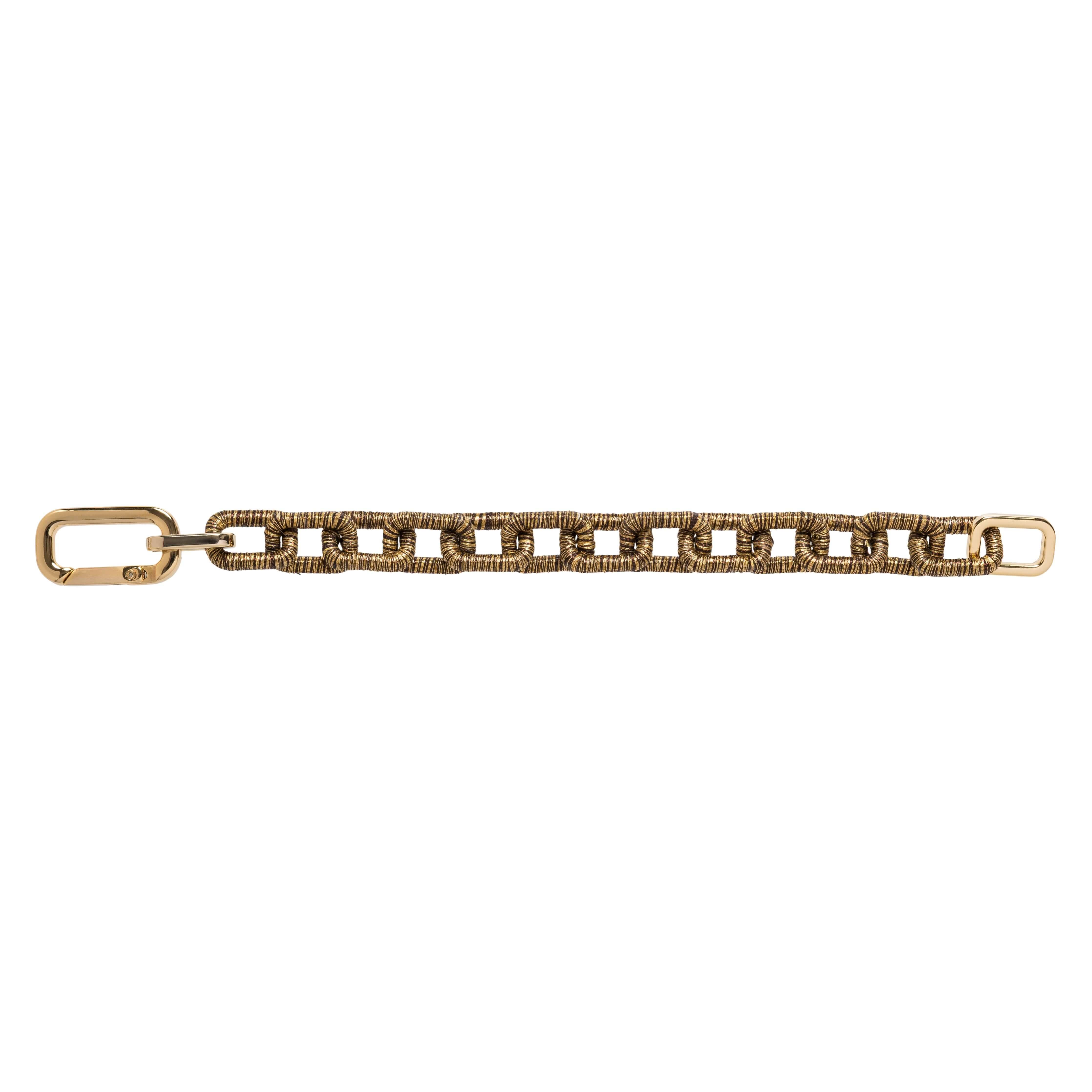 Catena Notte Antique Gold Bracelet featuring a chic link design, perfect for adding elegance to any outfit.