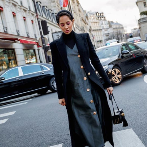 Lana Elsa Hely with her Black Vanity Bag