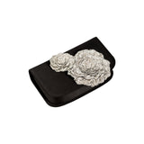 Lavinia Black & Silver Two-Sided Clutch