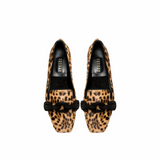 Catena Leopard Flat Moccasin