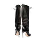 Catena Notte Black High-Heel Knee Boot