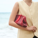 Alessa Scarlet Pouch Bag