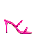 Catena Notte Fuchsia High-Heel Two Straps Sandal