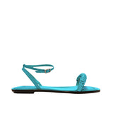 Rovena Aqua Flat Removable Ankle Sandal