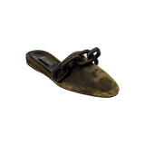 Catena Black Gold Iridescent Sliperette