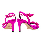 Catena Notte Magenta & Magenta High-Heel Sandal