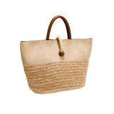 Melita Natural Large Tote Bag