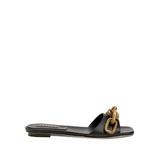 Catena Black Flat Sandal