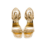 Catena Notte Gold High-Heel Sandal