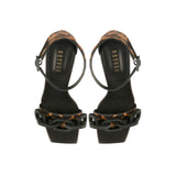 Catena Leopard High-Heel Ankle Sandal