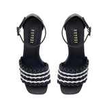 Aurnia Black Platform Ankle Sandal