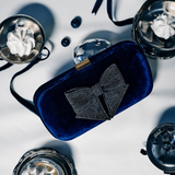 Fiocco Velvet Clutch