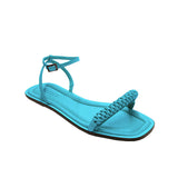 Rovena Aqua Flat Removable Ankle Sandal