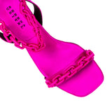 Catena Notte Magenta & Magenta High-Heel Sandal