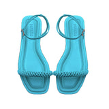 Rovena Aqua Flat Removable Ankle Sandal