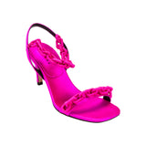 Catena Notte Magenta & Magenta High-Heel Sandal