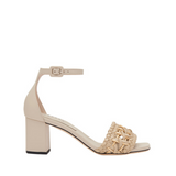 Almeria Nude Block-Heel Ankle Sandal