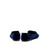 Fiocco Navy Flat Moccasin