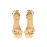 Catena Natural Flat Ankle Sandal