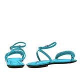 Rovena Aqua Flat Removable Ankle Sandal