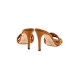 Almeria Tangerine High-Heel Sandal