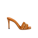 Almeria Tangerine High-Heel Sandal