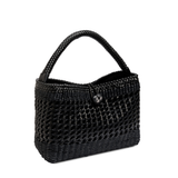 Almeria Black Large Tote Bag