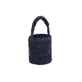 Almeria Black Large Bucket Bag