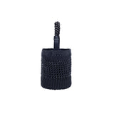 Almeria Black Large Bucket Bag