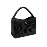 Almeria Black Large Tote Bag