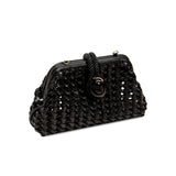 Almeria Black Mini Pouch Bag