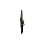 Catena Black & Gold Envelope Satin Clutch