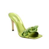 Catena Metallic Green High-Heel Sandal