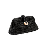 Delphine Black Pouch Bag
