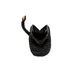 Delphine Black Pouch Bag