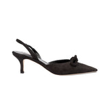 Catena Black Slingback Mule Pump
