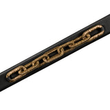 Catena Belt Black & Antique Gold