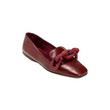 Catena Burgundy Flat Moccasin