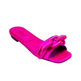 Catena Fuchsia Flat Sandal