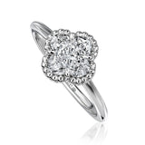 Christopher Designs L'Amour Crisscut® Ring