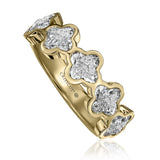 Christopher Designs 5 L'Amour Crisscut® Yellow Gold Set Band