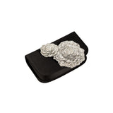 Lavinia Black & Silver Two-Sided Clutch