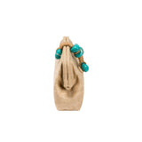Petra Turquoise Pouch Bag