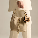 Catena Sand Small Shoulder Pouch