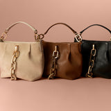 Catena Sand Small Shoulder Pouch